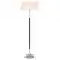 Front. Camden&Wells - Simone Floor Lamp - Matte Black/Polished Nickel.