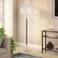 Alt View 11. Camden&Wells - Simone Floor Lamp - Matte Black/Polished Nickel.