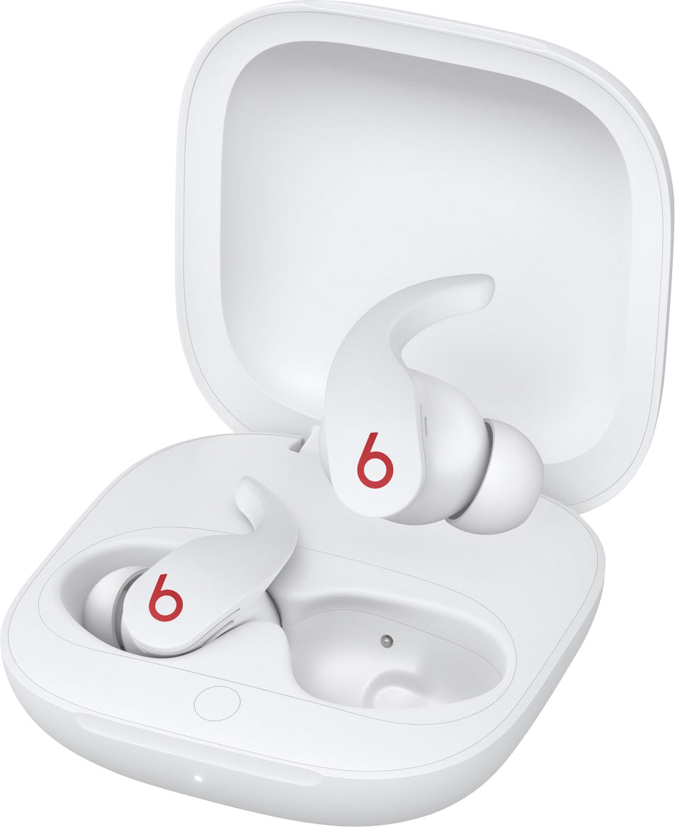 Angle View: Beats by Dr. Dre - Geek Squad Certified Refurbished Beats Fit Pro True Wireless Noise Cancelling In-Ear Headphones - White