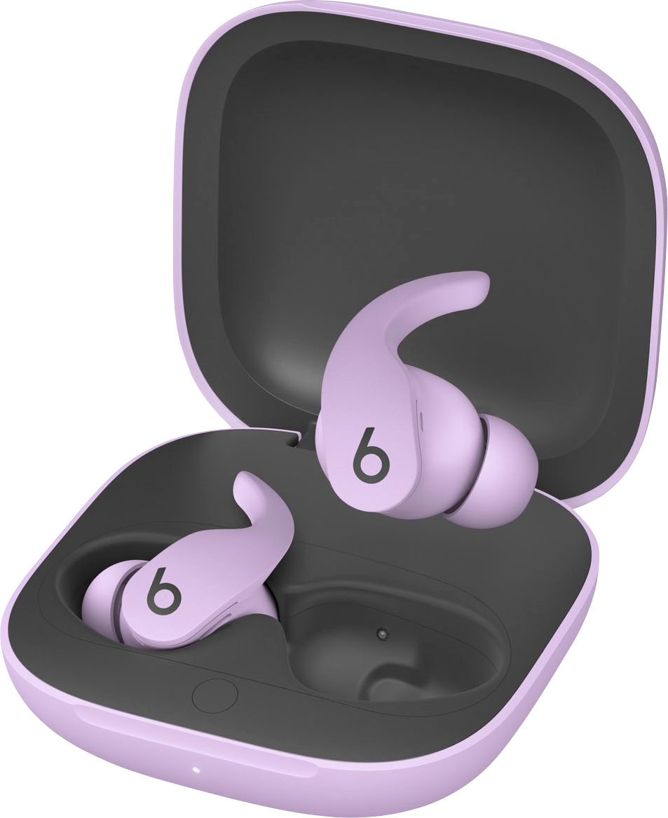 Angle View: Beats by Dr. Dre - Geek Squad Certified Refurbished Beats Fit Pro True Wireless Noise Cancelling In-Ear Headphones - Purple