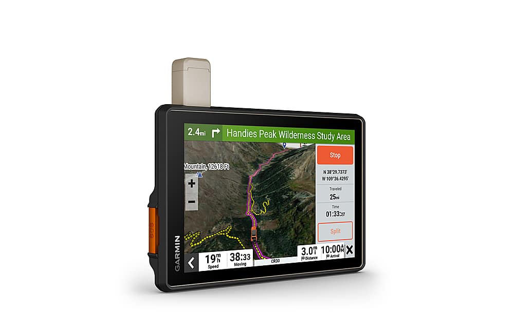 Angle. Garmin - Tread - Overland Edition 8" GPS with Built-In Bluetooth - Black.