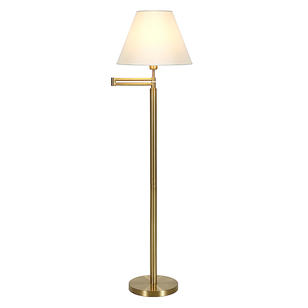 Best Buy: Camden&Wells Moby Floor Lamp Brass FL0363