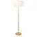 Front. Camden&Wells - Simone Floor Lamp - Cool Gray/Brass.