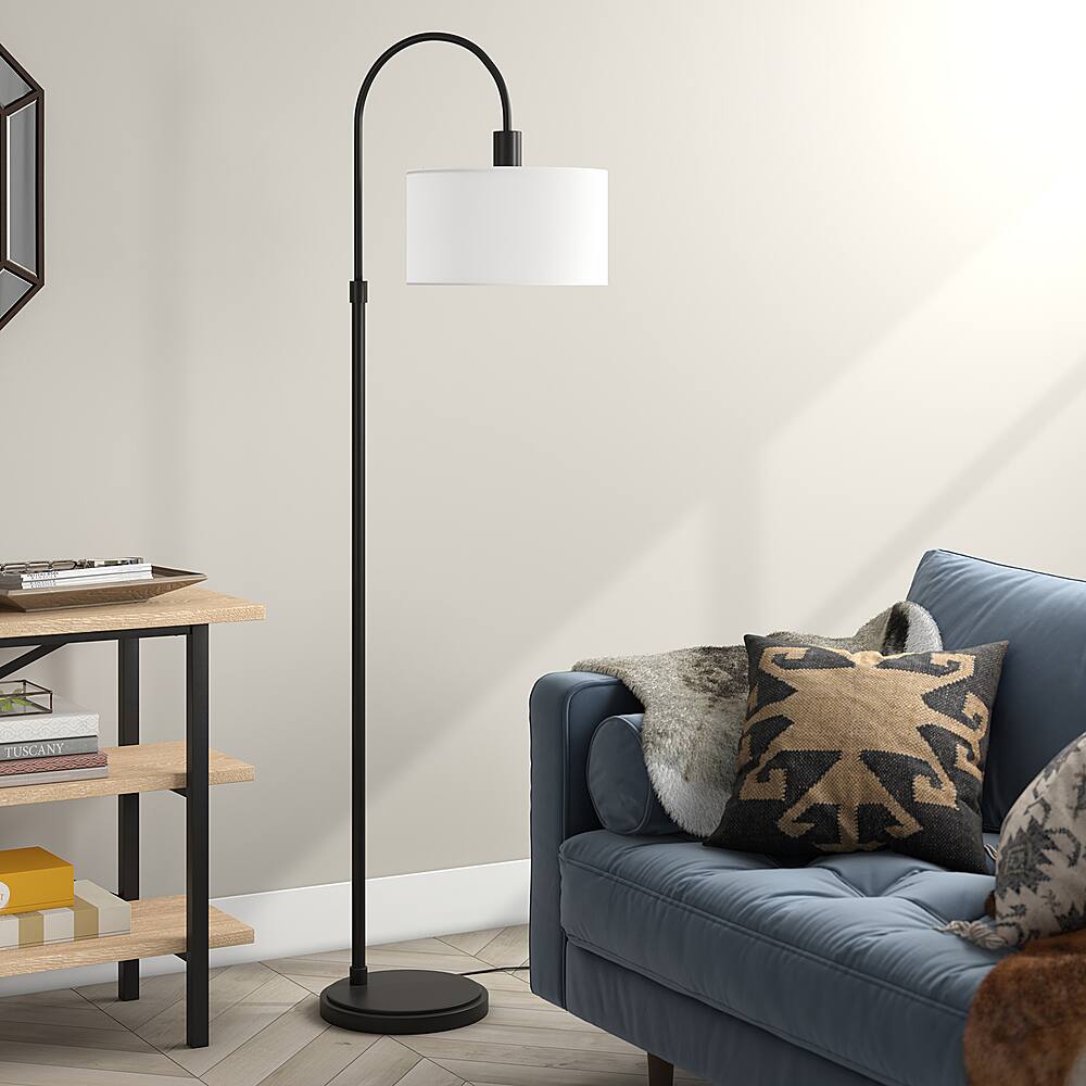 Alt View 11. Hudson&Canal - Veronica Floor Lamp - Blackened Bronze.