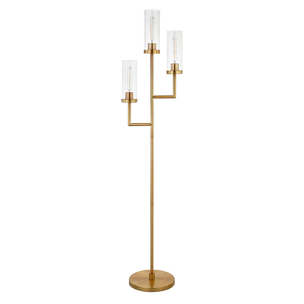 Angle View: Camden&Wells - Basso Floor Lamp - Brass