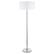 Angle. Camden&Wells - Simone Floor Lamp - Cool Gray/Polished Nickel.