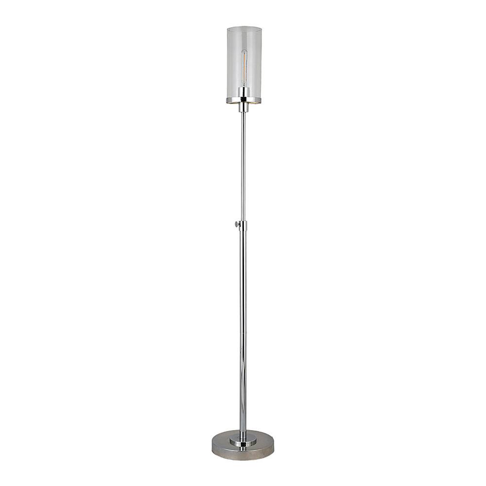 Angle. Hudson&Canal - Frieda Floor Lamp - Polished Nickel.