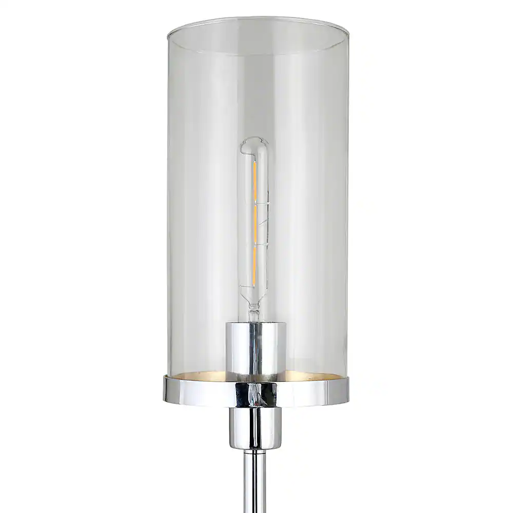 Alt View 15. Hudson&Canal - Frieda Floor Lamp - Polished Nickel.