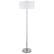 Angle. Camden&Wells - Simone Floor Lamp - Matte White/Polished Nickel.