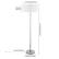 Alt View 13. Camden&Wells - Simone Floor Lamp - Matte White/Polished Nickel.