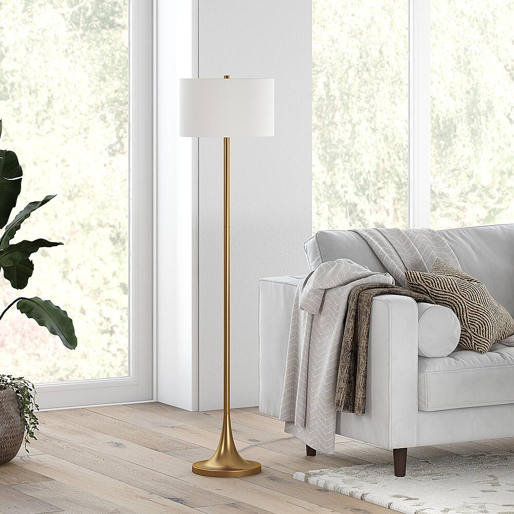 Alt View 11. Camden&Wells - Josephine Floor Lamp - Brass.