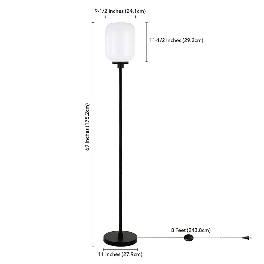 Best Buy: Camden&Wells Agnolo Floor Lamp Blackened Bronze FL0505