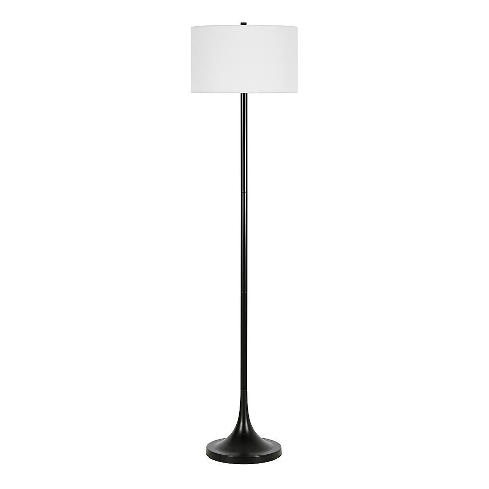 Angle. Camden&Wells - Josephine Floor Lamp - Blackened Bronze.