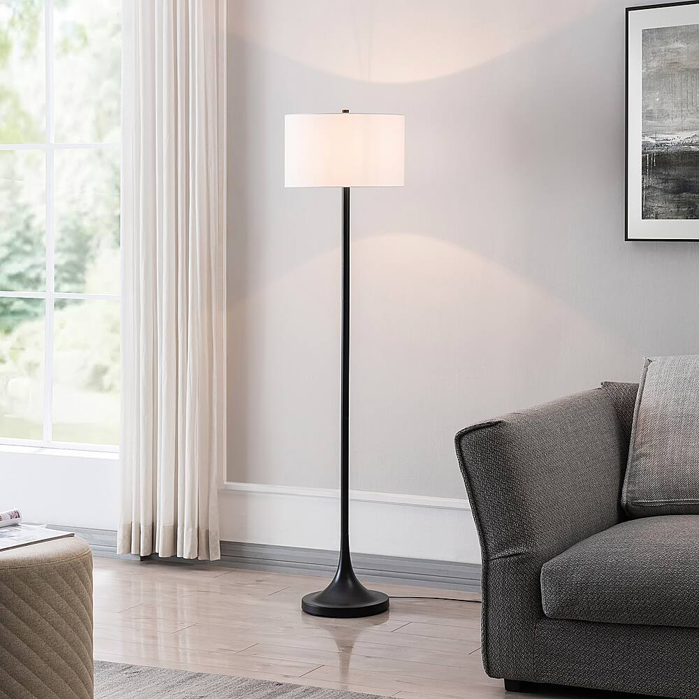 Alt View 11. Camden&Wells - Josephine Floor Lamp - Blackened Bronze.