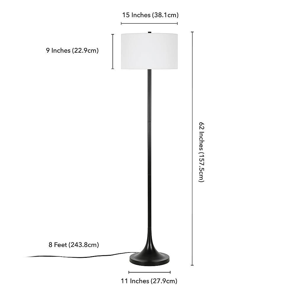 Alt View 13. Camden&Wells - Josephine Floor Lamp - Blackened Bronze.