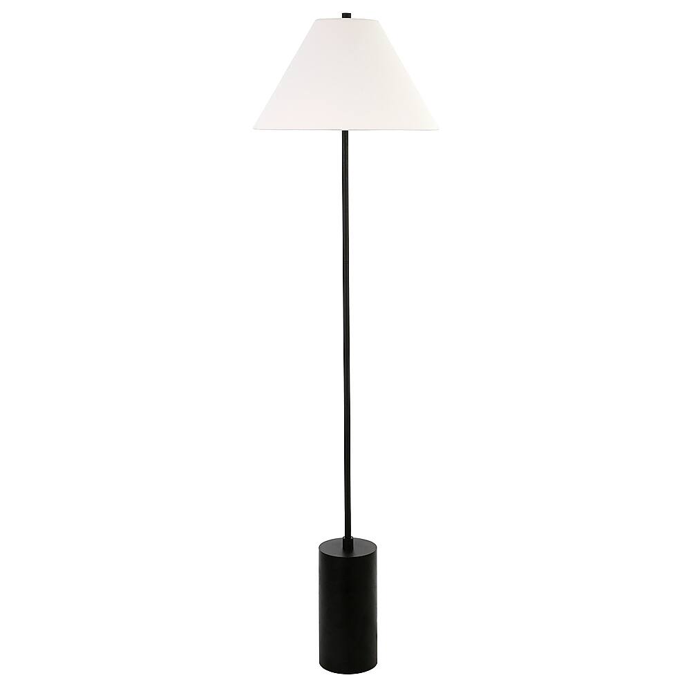Angle. Hudson&Canal - Somerset Floor Lamp - Blackened Bronze.