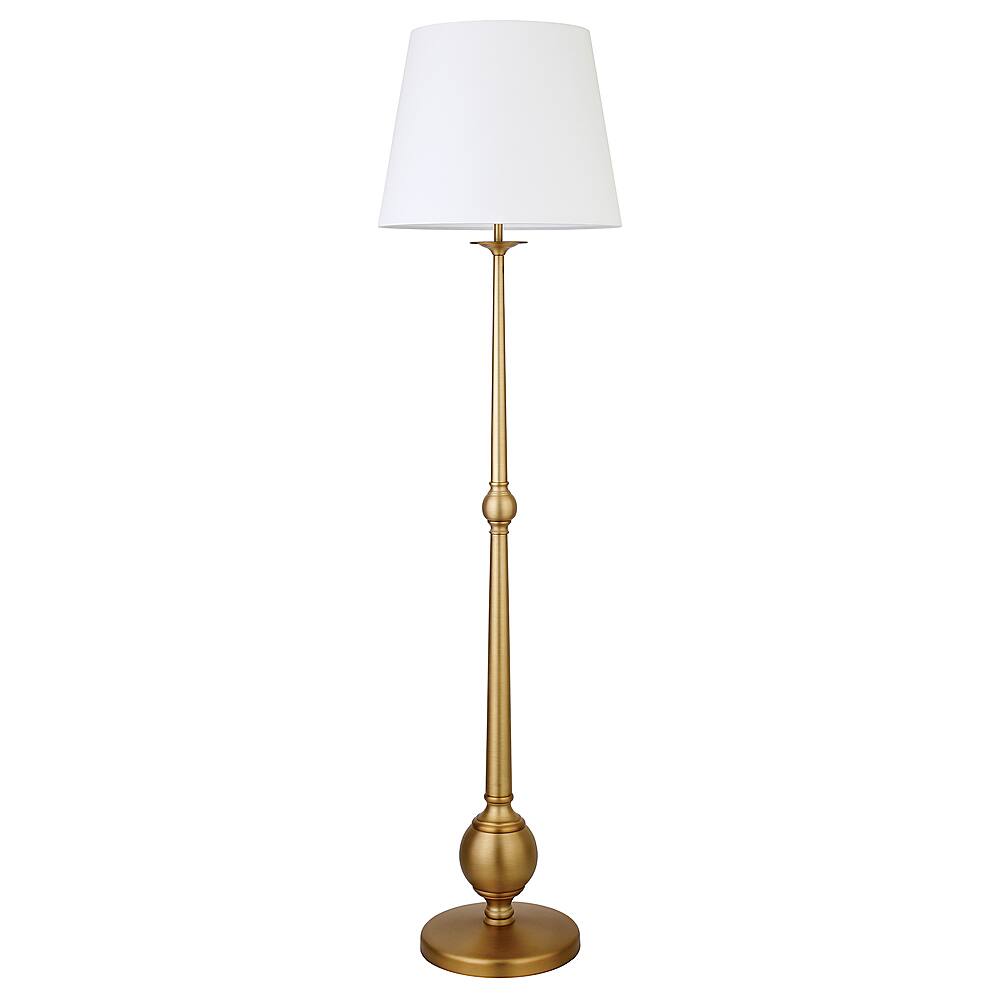 Angle View: Camden&Wells - Wilmer Floor Lamp - Brushed Brass