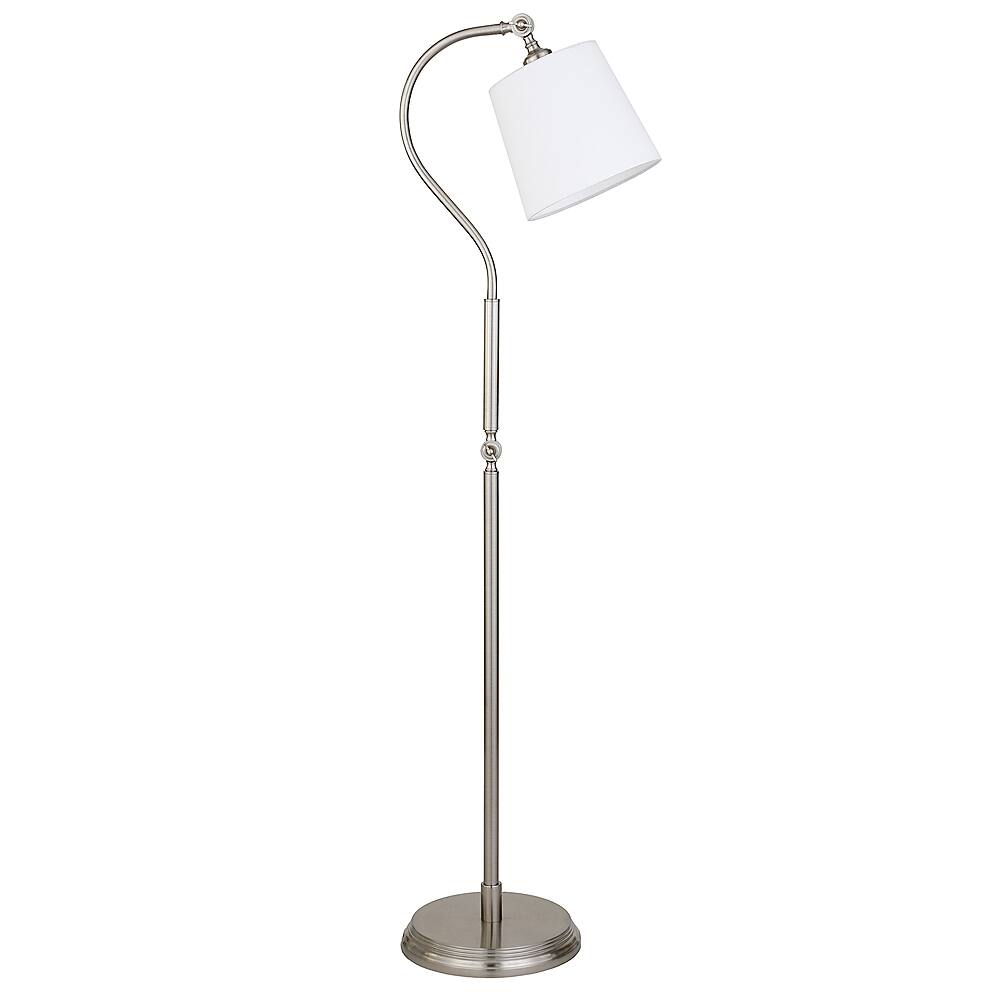 Angle View: Camden&Wells - Harland Floor Lamp - Brushed Nickel