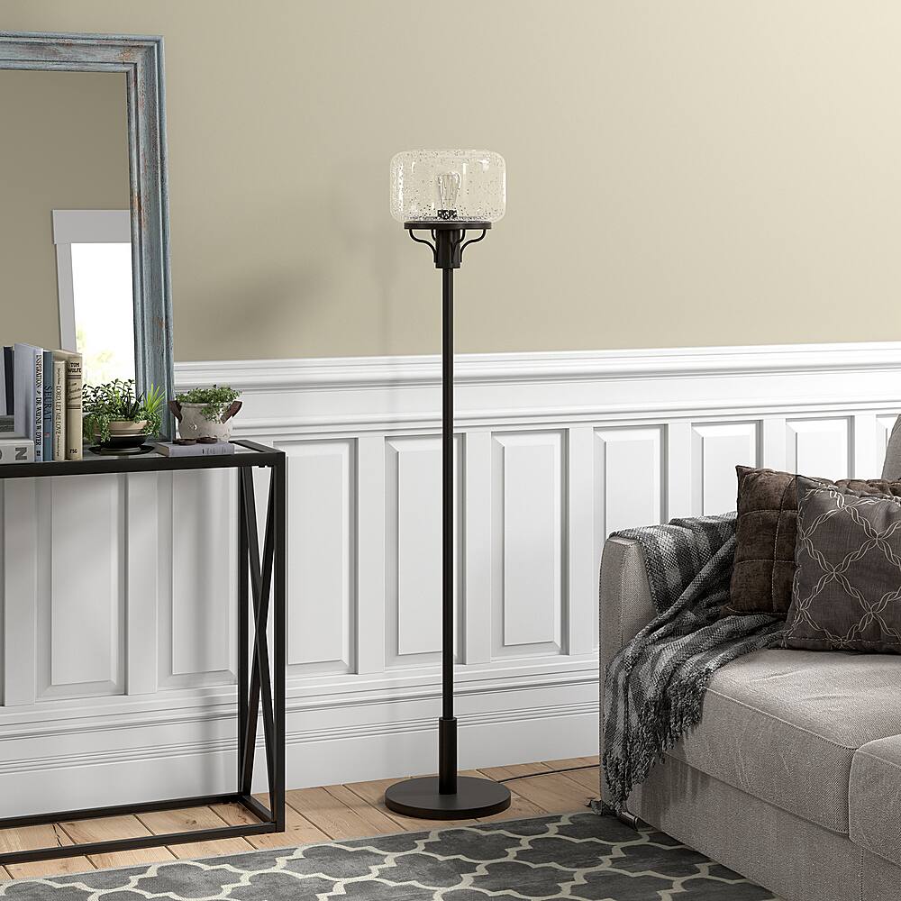 Alt View 12. Hudson&Canal - Tatum Floor Lamp - Blackened Bronze.