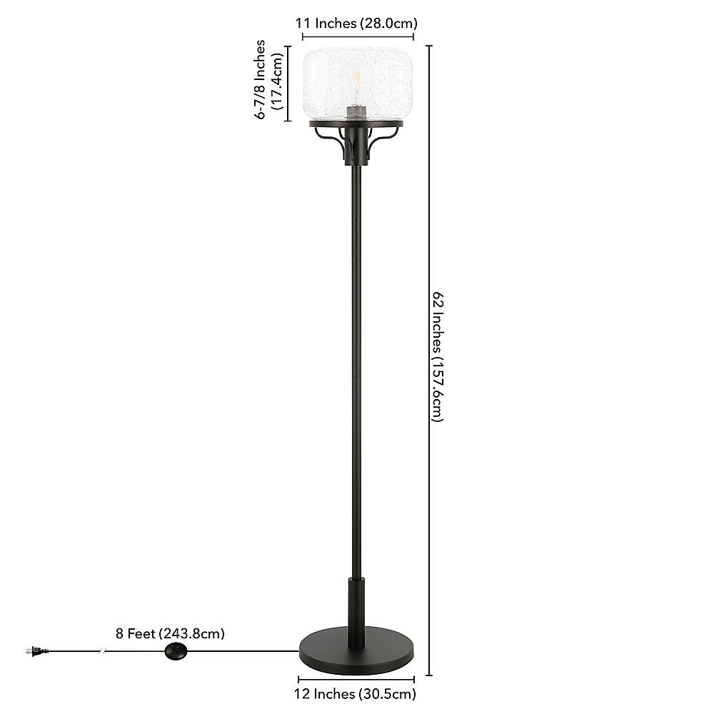 Alt View 13. Hudson&Canal - Tatum Floor Lamp - Blackened Bronze.