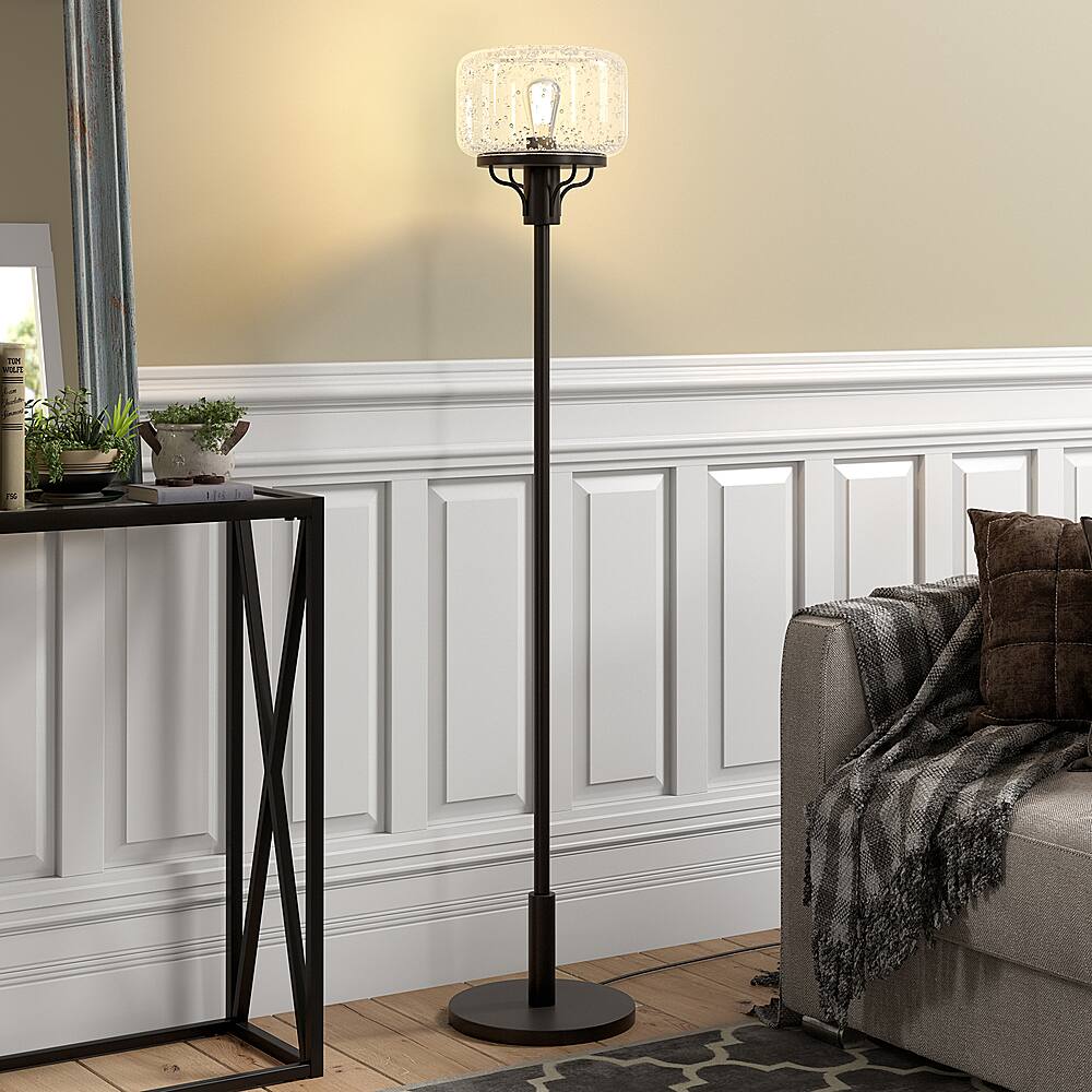 Alt View 15. Hudson&Canal - Tatum Floor Lamp - Blackened Bronze.