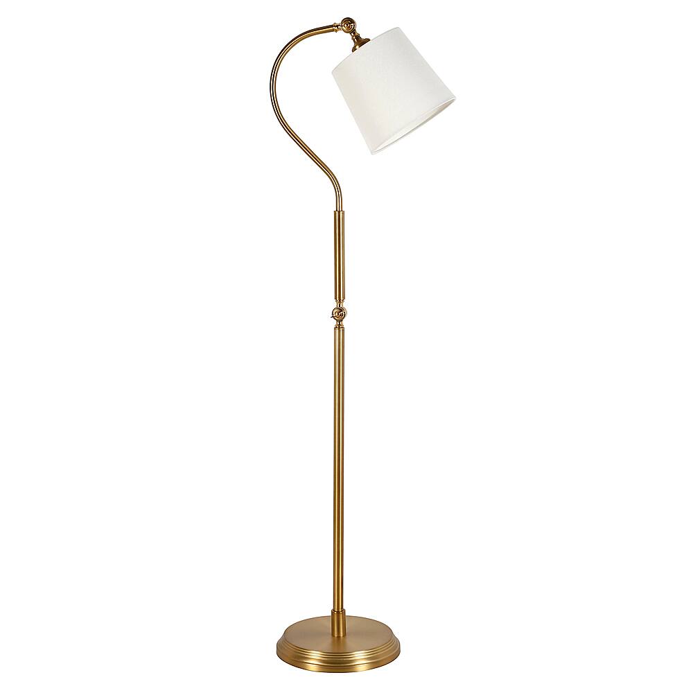 Angle View: Camden&Wells - Harland Floor Lamp - Brushed Brass