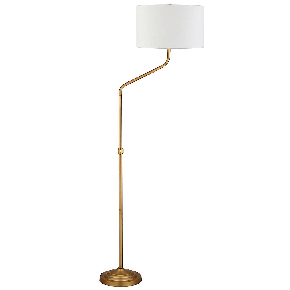 Angle View: Camden&Wells - Callum Floor Lamp - Brushed Brass