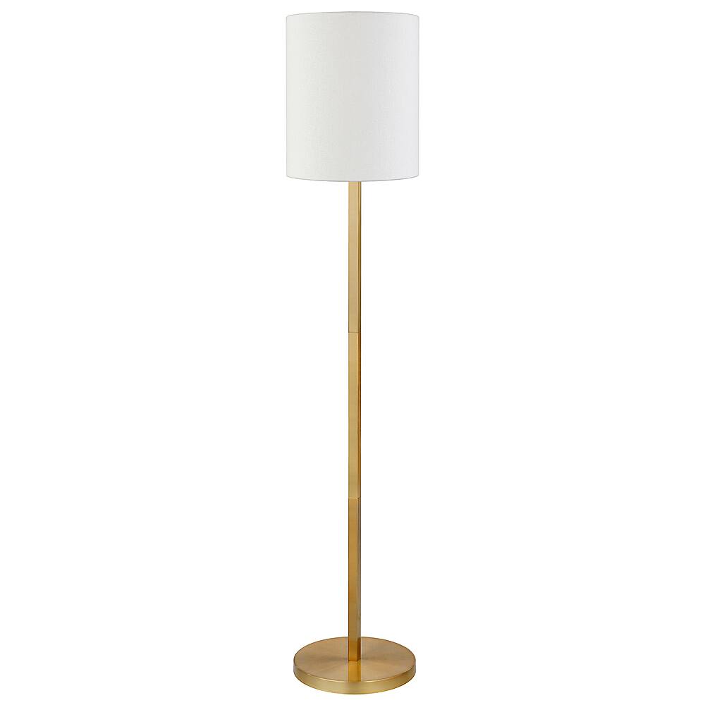 Angle View: Camden&Wells - Braun Floor Lamp - Brass