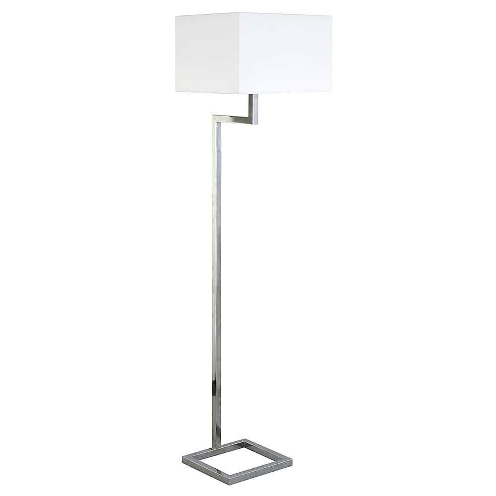 Angle View: Camden&Wells - Xavier Floor Lamp - Polished Nickel