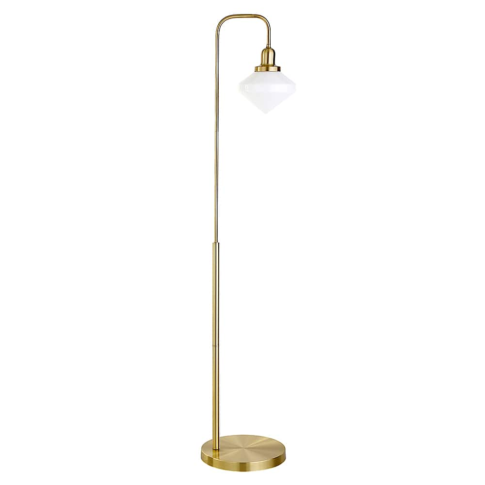 Angle View: Camden&Wells - Zariza Floor Lamp - Brass