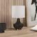 Alt View 11. Camden&Wells - Calvin Mini Lamp - Black.