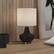 Alt View 18. Camden&Wells - Calvin Mini Lamp - Black.