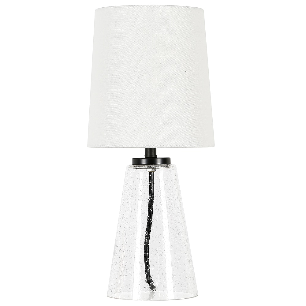 Angle View: Camden&Wells - Quimby Mini Lamp - Seeded Glass