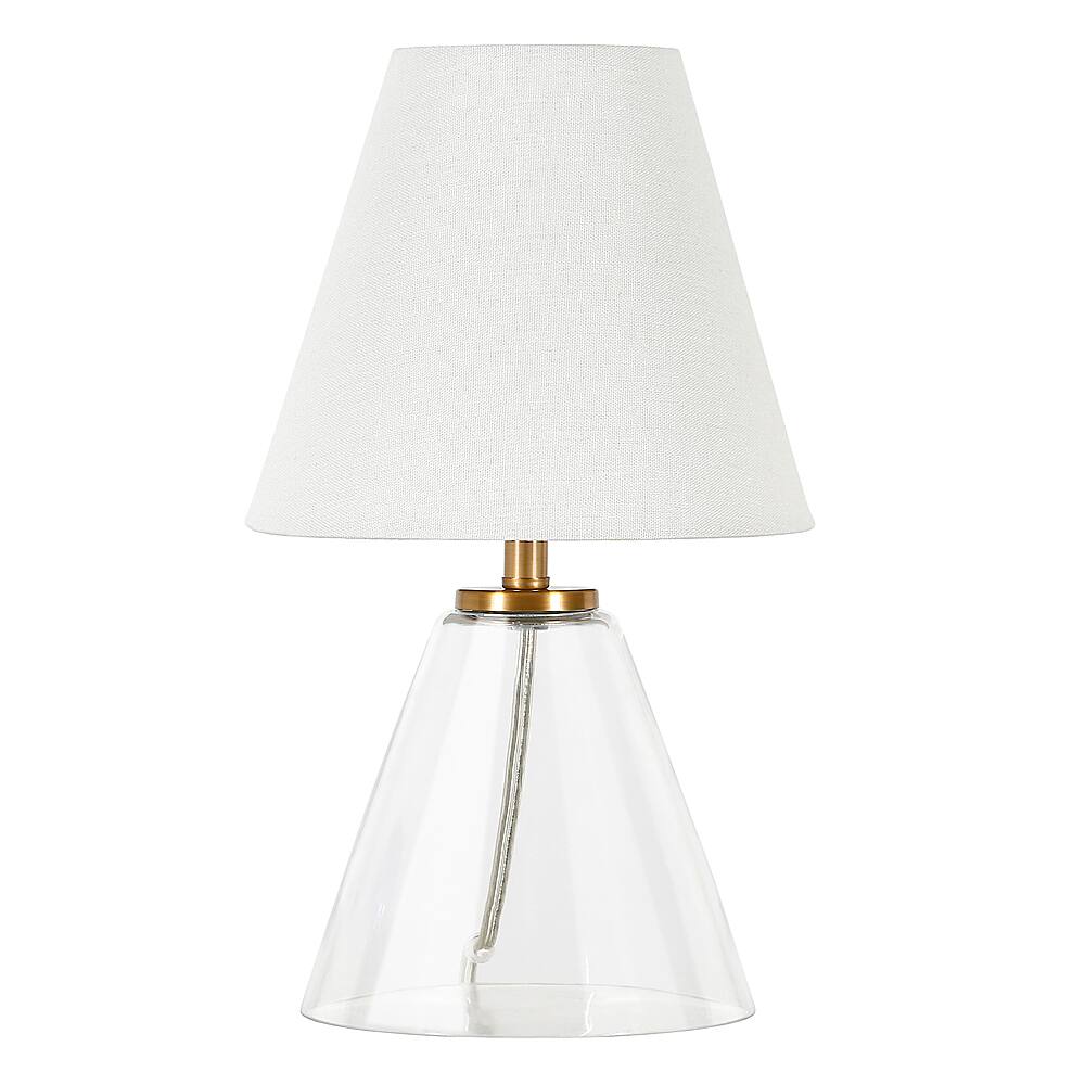 Angle View: Camden&Wells - Makenna Mini Lamp - Clear Glass