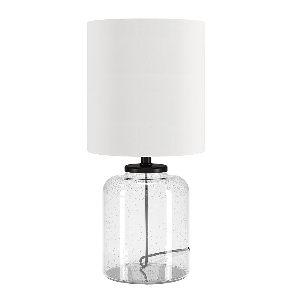 Angle View: Camden&Wells - Lowry Mini Lamp - Seeded Glass