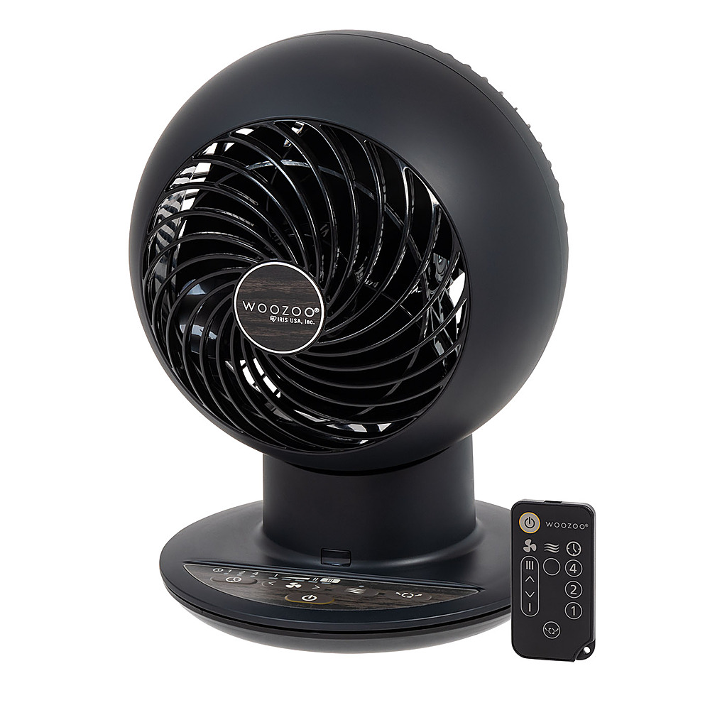 Best Buy: Woozoo Oscillating Air Circulator Fan with 5 Speed Desk Fan with Timer 353 ft² Area Coverage Black 594329