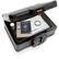 Alt View 11. Honeywell - .24 Cu. Ft. Fire- and Water-Proof Lite Weight-Proof Chest Safe with Key Lock - Black.