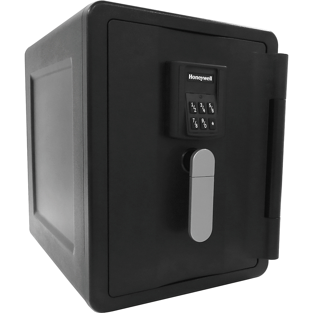Honeywell - .70 Cu. Ft. Fire- and Water-Proof Safe with Digital Lock - Black