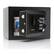 Angle. Honeywell - .15 Cu. Ft. Compact Security Safe with Digital Lock - Black.