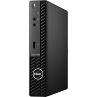 Dell - OptiPlex 3000 Desktop - Intel i5-10500T - 8 GB Memory - 256 GB SSD - Black - Front_Zoom