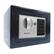 Angle. Honeywell - .15 Cu. Ft. Compact Security Safe with Digital Lock - Blue.