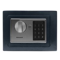 Honeywell - .15 Cu. Ft. Compact Security Safe with Digital Lock - Blue - Front_Zoom