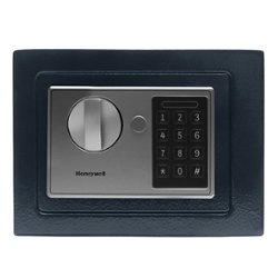 Honeywell - .17 Cu. Ft. Compact Security Safe with Digital Lock - Blue - Front_Zoom