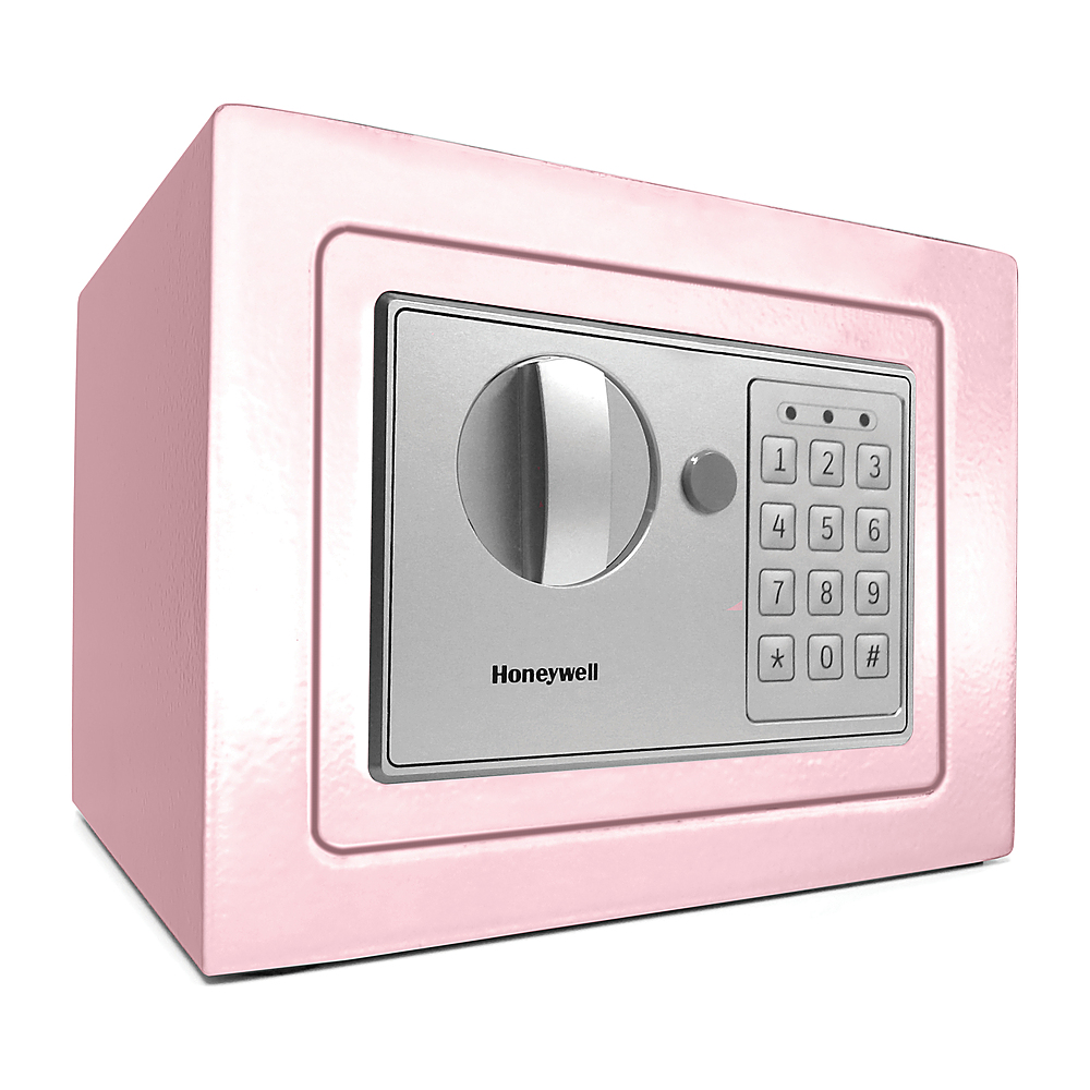 Angle View: Honeywell - 2.86 Cu. Ft. Safe for Valuables with Electronic Keypad Lock - Black