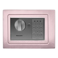 Honeywell - .17 Cu. Ft. Compact Security Safe with Digital Lock - Pink - Front_Zoom