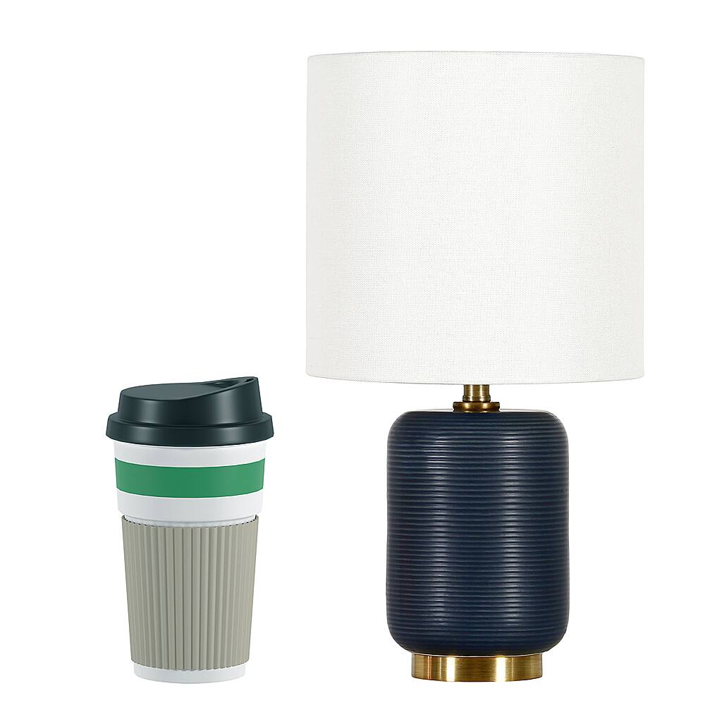 Alt View 19. Camden&Wells - Lambert Mini Lamp - Navy.