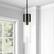 Alt View 12. Camden&Wells - Lance Clear Glass Pendant - Blackened Steel.