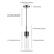 Alt View Zoom 13. Camden&Wells - Lance Clear Glass Pendant - Nickel.