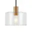 Alt View 12. Camden&Wells - Henri Clear Glass Pendant - Brass.