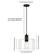 Alt View Zoom 12. Camden&Wells - Henri Clear Glass Pendant - Blackened Bronze.